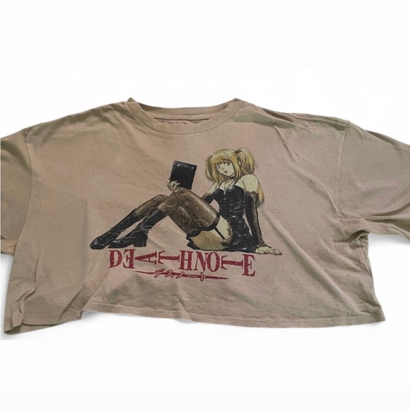 Tops - Death Note Graphic Crop Tee - XL